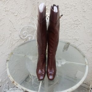 Salvatore Ferragamo Woman Brown Leather Vintage